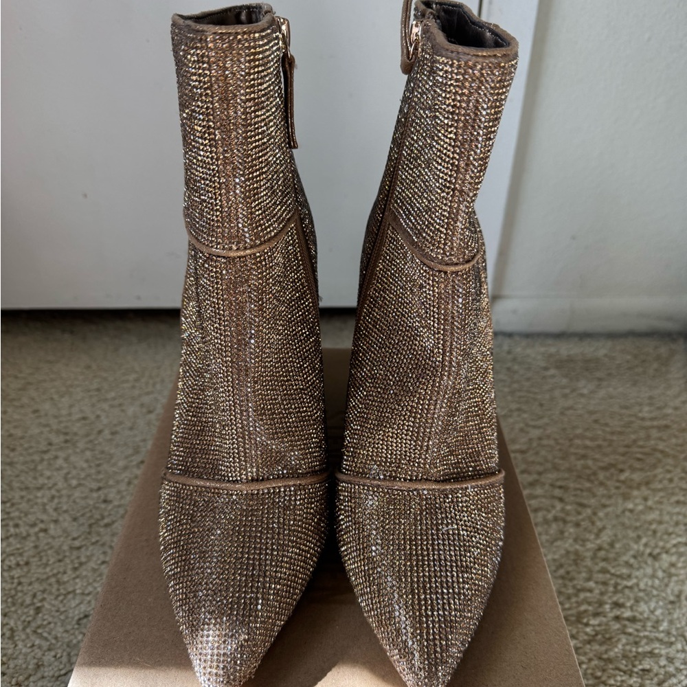 Steve Madden Brown Heeled Boots with Stiletto Heel